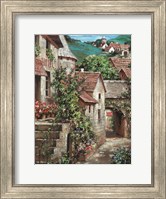 Framed Italian Country Village I