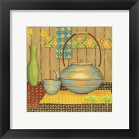 Framed Ginkgo Tea Pot