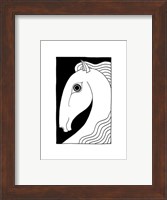 Framed Chevaux d' Femme II