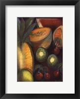 Framed Luscious Tropical Fruit I