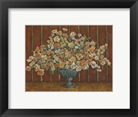 Framed Mille Fleurs I