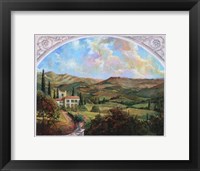 Framed Tuscan View