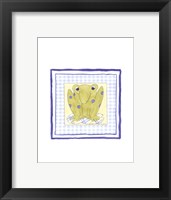 Framed Frog with Plaid (PP) III