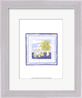 Framed Turtle with Plaid (PP) I