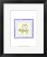 Framed Turtle with Plaid (PP) III