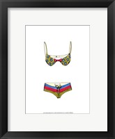 Beach Bikini I (PT) Framed Print