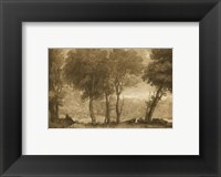 Framed Pastoral Landscape I