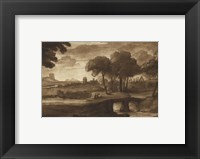 Framed Pastoral Landscape IV