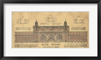 Framed Ellis Island