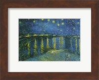 Framed Starry Night over the Rhone, c.1888