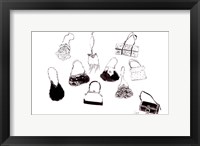 Framed Ten Handbags