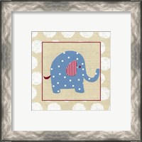 Framed 'Katherine's Elephant' border=