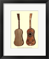 Framed Antique Guitars II