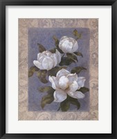 Framed Blue Magnolias I