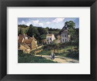 Framed L'Hermitage at Pontoise, c. 1867