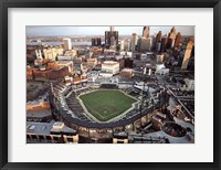 Framed Detroit, Michigan - Comerica Park