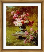 Framed Peonies in a Wild Garden