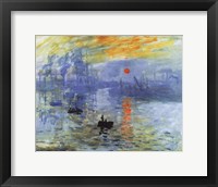 Framed Impression, Sunrise, c.1872