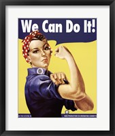 Framed We Can Do It - Rosie The Riveter