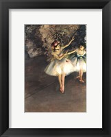 Framed Two Dancers on a Stage