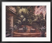 Framed Courtyard in New Orleans I