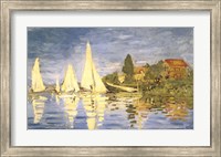 Framed Regatta at Argenteuil