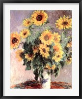 Framed Sunflowers, c.1881