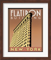 Framed Flatiron Building