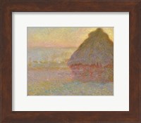 Framed Grainstack (Sunset), 1891