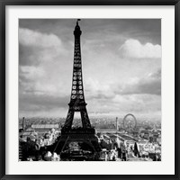 Framed Eiffel Tower, Paris France, 1897