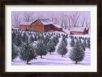 Framed Xmas Tree Farm