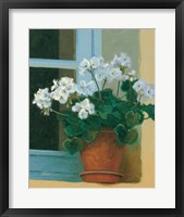 Framed Creancey Geraniums II