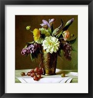 Framed Flowers in an Indian Vase