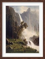 Framed Bridal Veil Falls, Yosemite