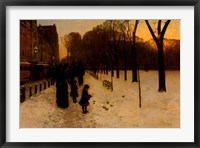 Framed Boston Common at Twilight, 1885-86