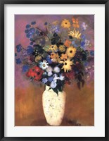 Framed Vase of Flowers, 1914