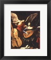 Framed St. Cecilia and the Angel