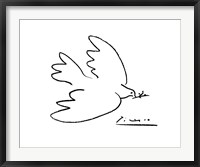 Framed Dove of Peace