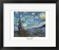 Framed Starry Night