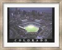 Framed Denver, Colorado - Coors Field