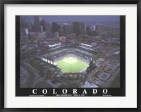 Framed Denver, Colorado - Coors Field