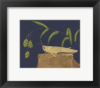 Framed Ornamental Grasshopper II