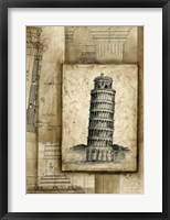 Framed Passport To Pisa