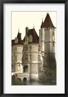 French Chateaux In Brick II Framed Print