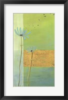 Blue Seedlings I Framed Print
