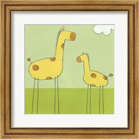 Framed 'Stick-Leg Giraffe I' border=