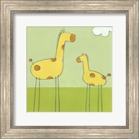 Framed 'Stick-Leg Giraffe I' border=