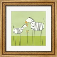 Framed Stick-Leg Zebra II