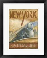 New York Central Line Framed Print