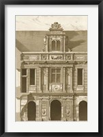 French Architecture I Framed Print